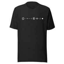 Load image into Gallery viewer, Flat Earth Galaxy T-shirt