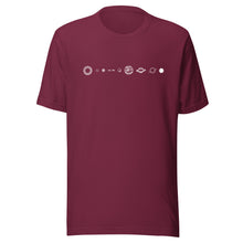 Load image into Gallery viewer, Flat Earth Galaxy T-shirt