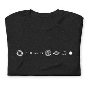 Flat Earth Galaxy T-shirt