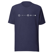 Load image into Gallery viewer, Flat Earth Galaxy T-shirt
